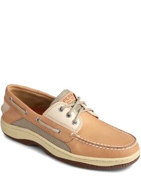 Sperry Two-Tone Brown and Tan Leather Boat Shoes 8.5 men’s